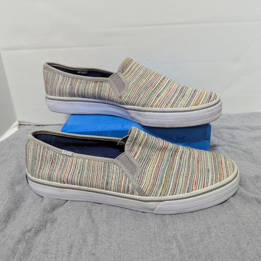 Rainbow Stripe Ked Sneaker Doubledecker Woven